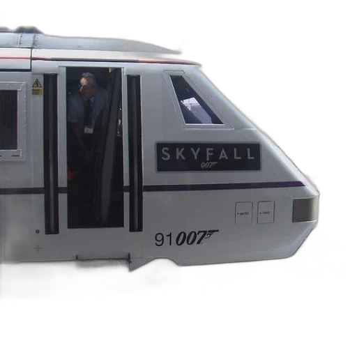 3d render, train, name, skyfall transparent PNG cut-out