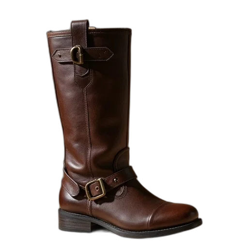 shoes, fryston, boot, brown transparent PNG cut-out