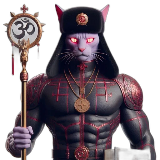 staff, fantasy art, concept art, comic book art transparent PNG cut-out