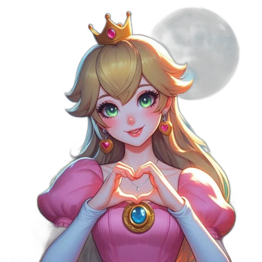 crown, dress, staff, face transparent PNG cut-out