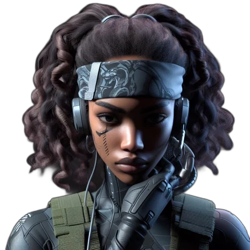 face, weapon, staff, concept art transparent PNG cut-out