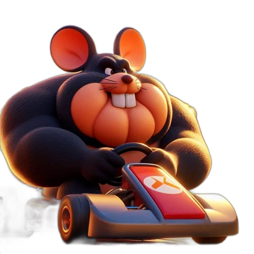 car, animal, concept art, 3d render transparent PNG cut-out