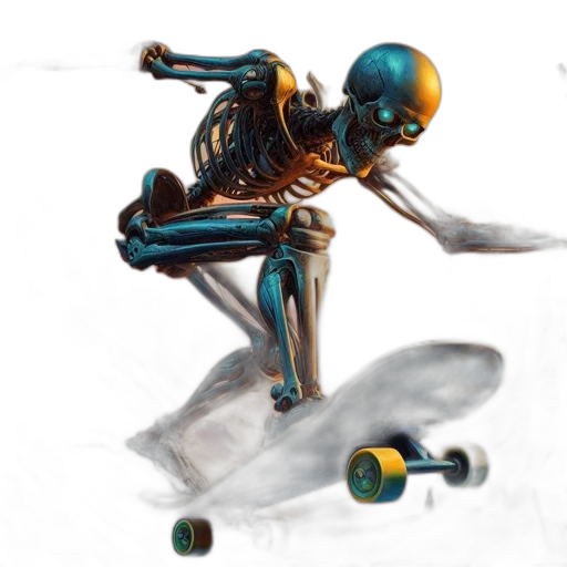 robot, concept art, 3d render, photorealistic transparent PNG cut-out