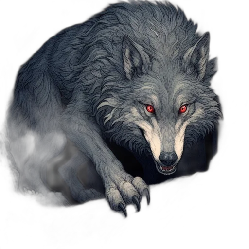 creature, animal, face, staff transparent PNG cut-out