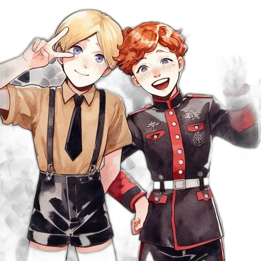 staff, jacket, anime, cartoon transparent PNG cut-out