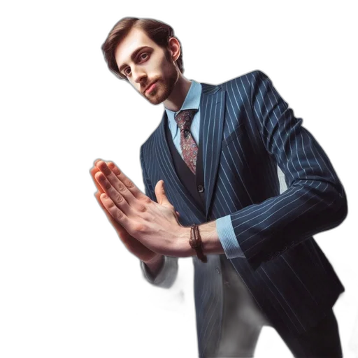 staff, jacket, face, robot transparent PNG cut-out