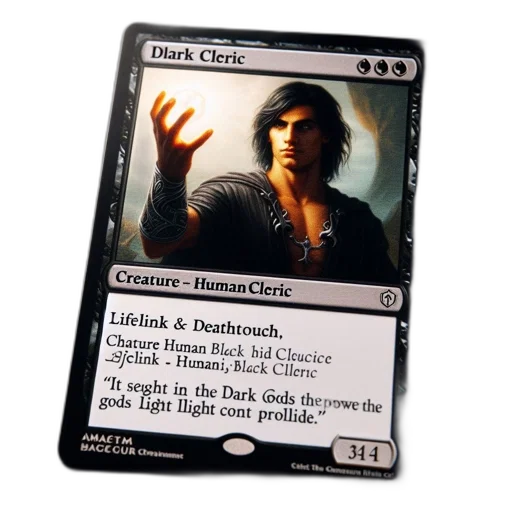 dark, monochrome, trading, card transparent PNG cut-out