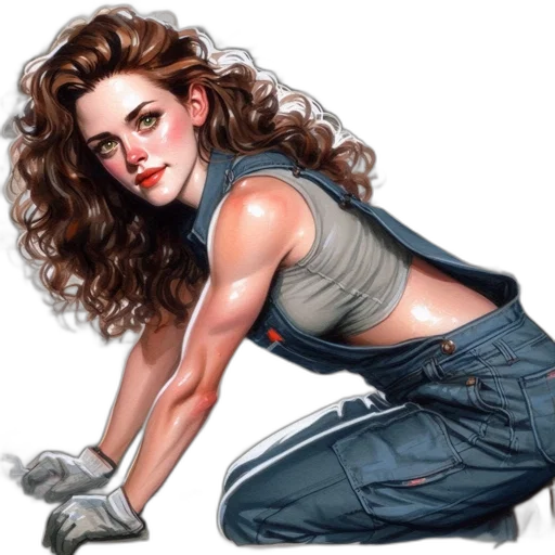 photorealistic, concept art, comic book art, oil painting transparent PNG cut-out