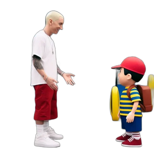 concept art, 3d render, cartoon, pixel art transparent PNG cut-out