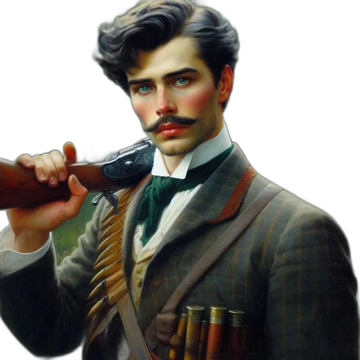 staff, face, weapon, oil painting transparent PNG cut-out