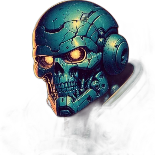 mask, robot, face, cyberpunk transparent PNG cut-out