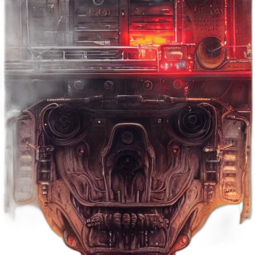 robot, mask, face, car transparent PNG cut-out