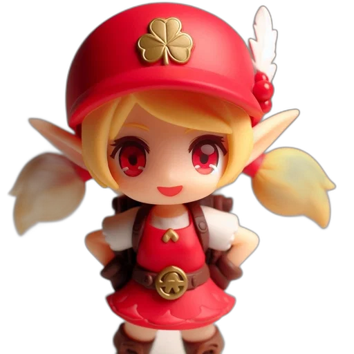 staff, hat, weapon, 3d render transparent PNG cut-out