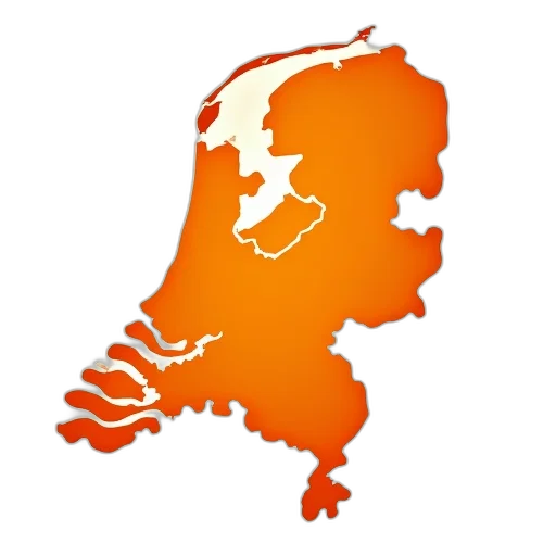face, orange, shape, map transparent PNG cut-out