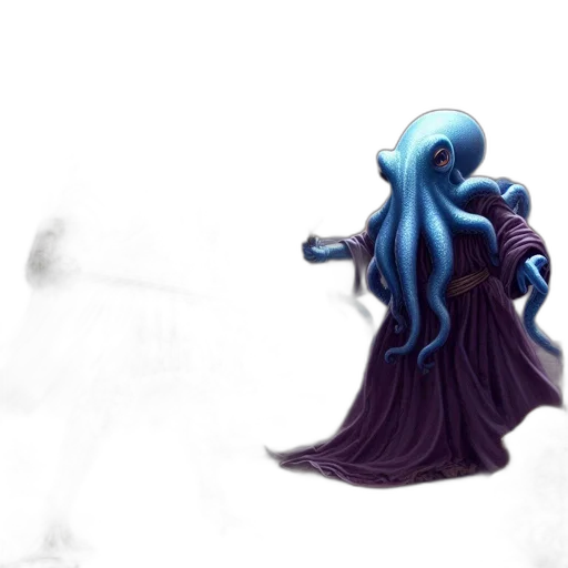 creature, dress, hair, mask transparent PNG cut-out