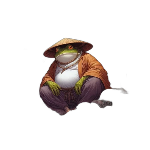 hat, animal, jacket, staff transparent PNG cut-out