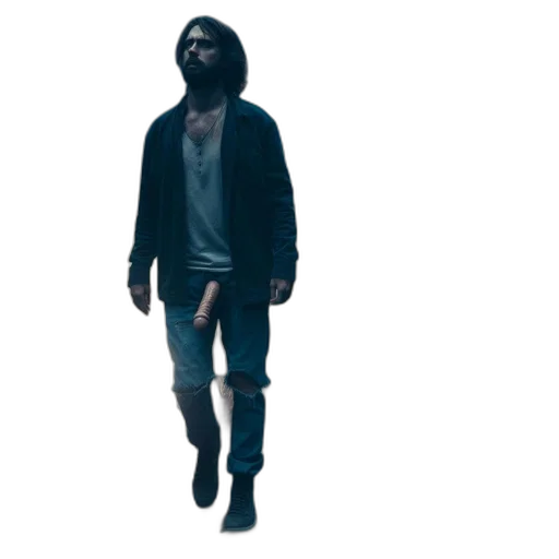 jacket, creature, shoes, concept art transparent PNG cut-out