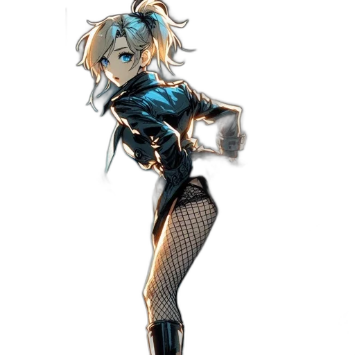 robot, staff, dress, weapon transparent PNG cut-out
