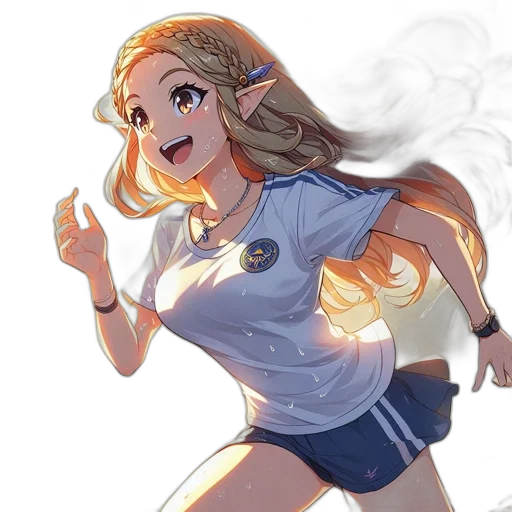 staff, dress, weapon, anime transparent PNG cut-out