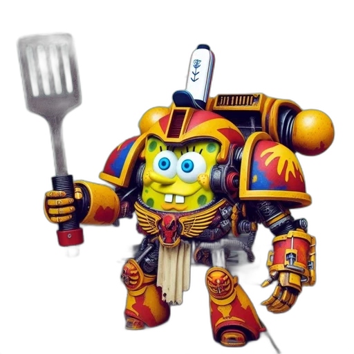 robot, food, weapon, staff transparent PNG cut-out