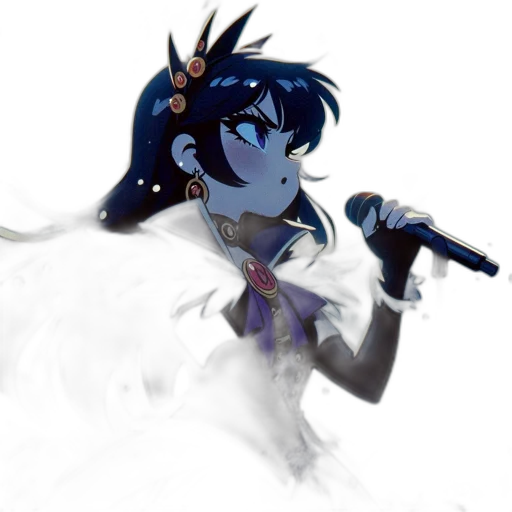 weapon, staff, crown, anime transparent PNG cut-out