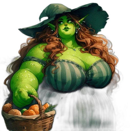 creature, hat, concept art, fantasy art transparent PNG cut-out