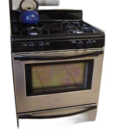 robot, stainless, steel, oven transparent PNG cut-out