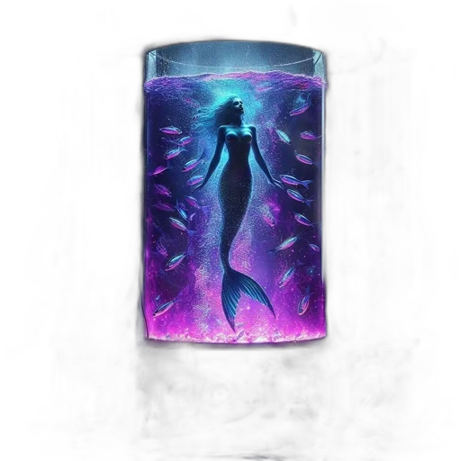 bottle, creature, concept art, fantasy art transparent PNG cut-out