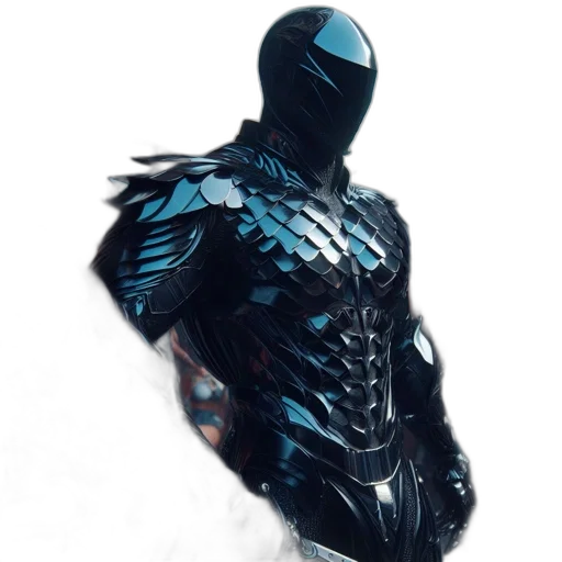 robot, jacket, mask, creature transparent PNG cut-out