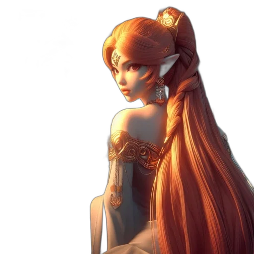 dress, crown, concept art, fantasy art transparent PNG cut-out
