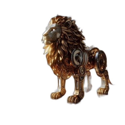 animal, jewelry, staff, 3d render transparent PNG cut-out