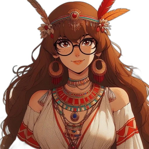 jewelry, crown, dress, staff transparent PNG cut-out