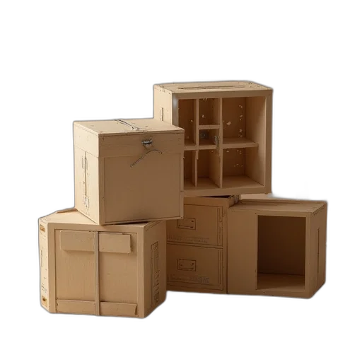 furniture, 3d render, earth tones, building transparent PNG cut-out