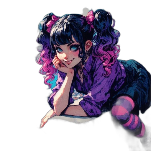 dress, creature, anime, concept art transparent PNG cut-out