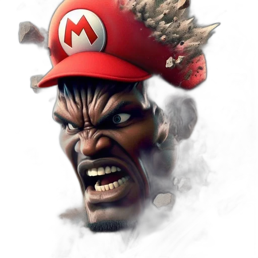face, hat, mask, staff transparent PNG cut-out