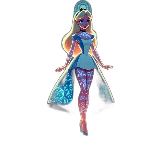 dress, concept art, fantasy art, 3d render transparent PNG cut-out