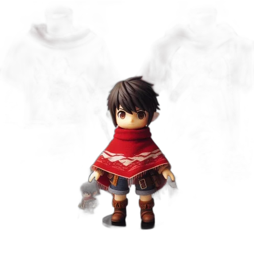 weapon, jacket, staff, dragon transparent PNG cut-out