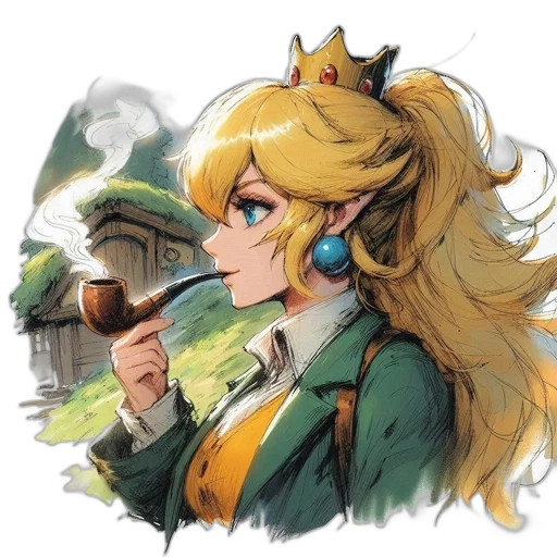 crown, staff, weapon, face transparent PNG cut-out