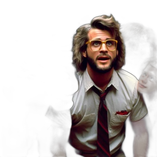 hair, jacket, comic book art, photorealistic transparent PNG cut-out