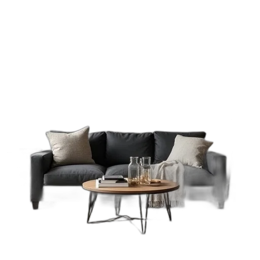 furniture, 3d render, photorealistic, concept art transparent PNG cut-out