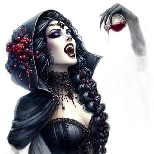 dress, jewelry, fantasy art, concept art transparent PNG cut-out