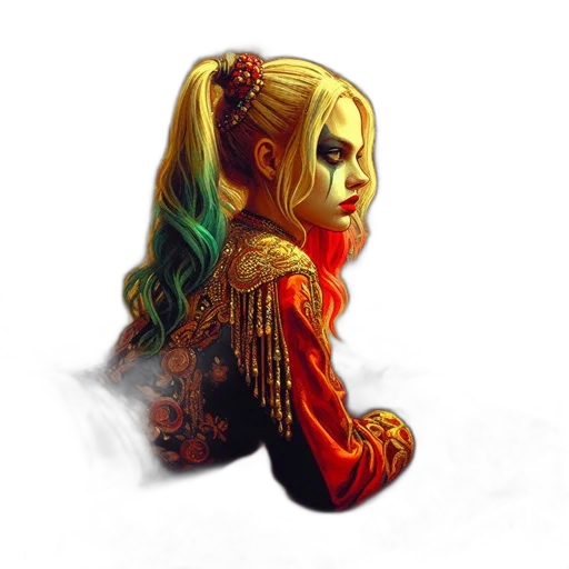 dress, face, jacket, hair transparent PNG cut-out