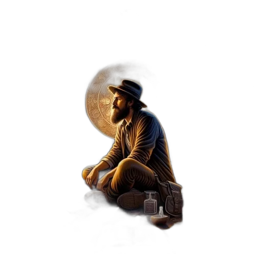 hat, staff, jacket, furniture transparent PNG cut-out