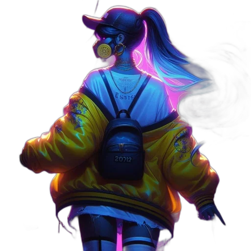 jacket, hat, robot, mask transparent PNG cut-out