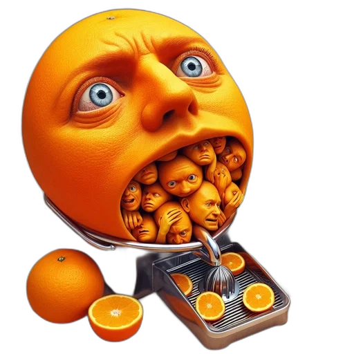 food, mask, face, 3d render transparent PNG cut-out