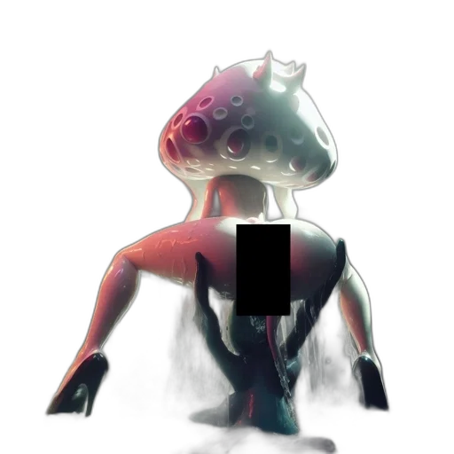robot, creature, crown, dress transparent PNG cut-out