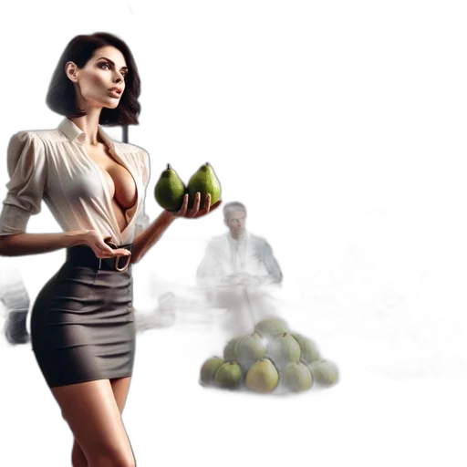 dress, concept art, photorealistic, 3d render transparent PNG cut-out