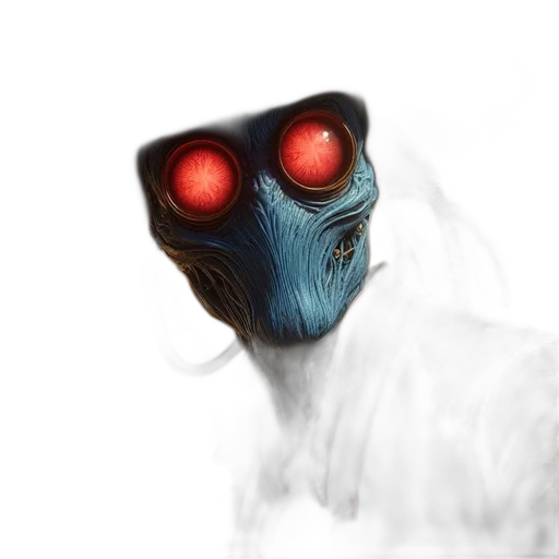 robot, mask, creature, face transparent PNG cut-out