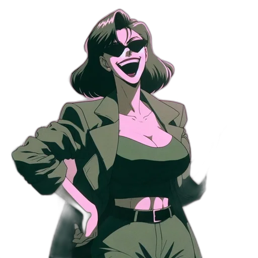 jacket, staff, mask, face transparent PNG cut-out