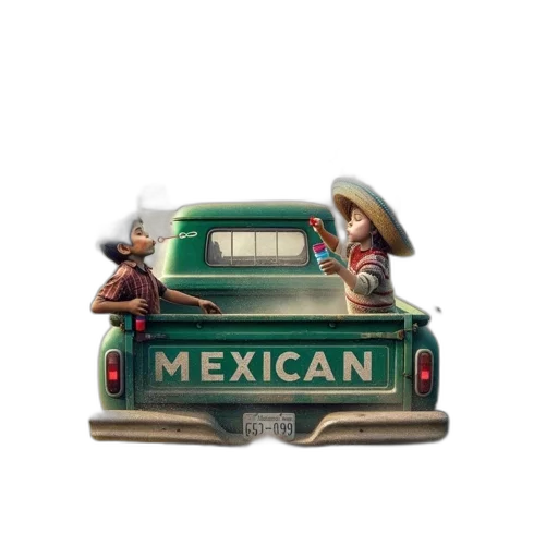 car, hat, weapon, concept art transparent PNG cut-out